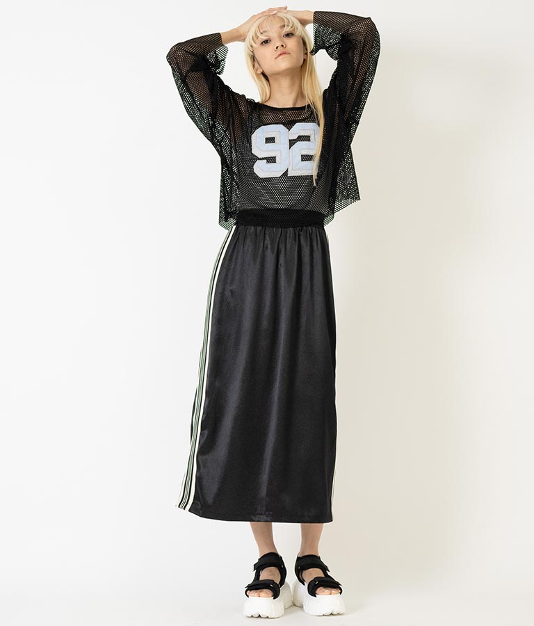 メッシュ ナンバリング トップス 793-9164