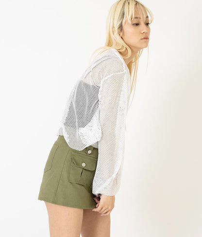 メッシュ ナンバリング トップス 793-9164