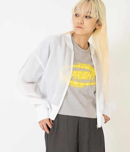 スプレー プリント クロップド Tシャツ 793-9172