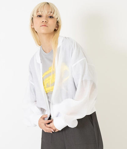 スプレー プリント クロップド Tシャツ 793-9172