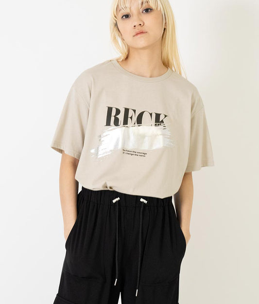 箔ペイント プリント Tシャツ 793-9171