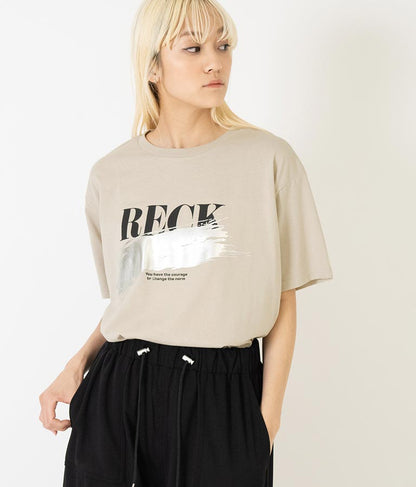 箔ペイント プリント Tシャツ 793-9171