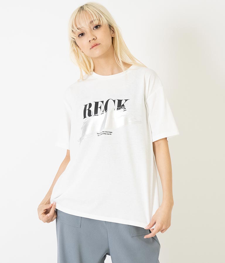 箔ペイント プリント Tシャツ 793-9171