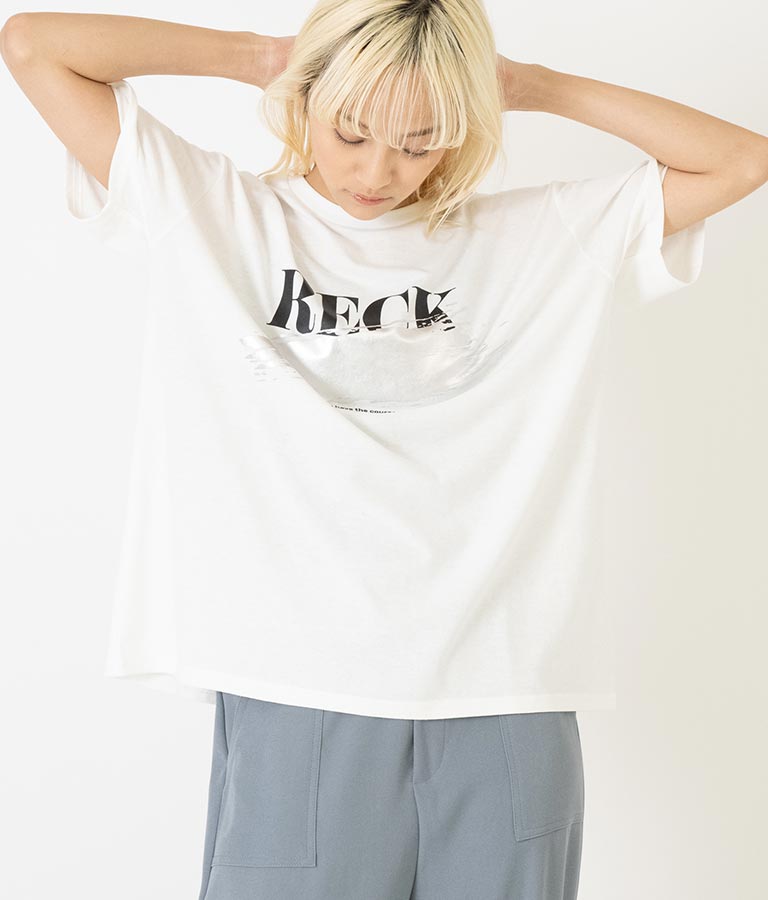 箔ペイント プリント Tシャツ 793-9171