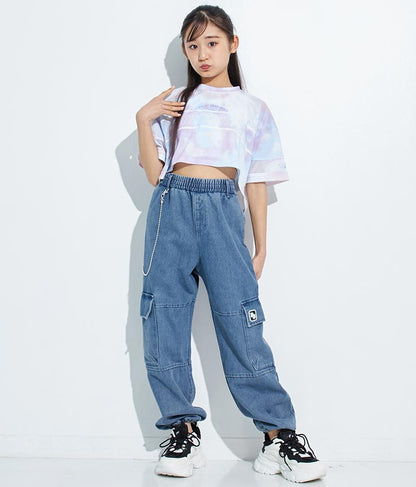 ANAPR+S【リラスポ】ショート丈 袖メッシュ Tシャツ(吸水速乾加工) 913-7441