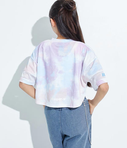 ANAPR+S【リラスポ】ショート丈 袖メッシュ Tシャツ(吸水速乾加工) 913-7441