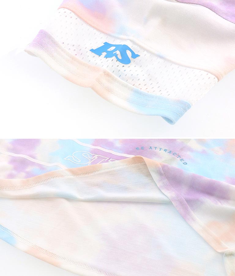 ANAPR+S【リラスポ】ショート丈 袖メッシュ Tシャツ(吸水速乾加工) 913-7441