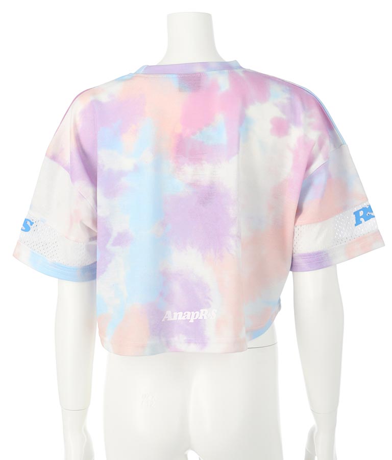 ANAPR+S【リラスポ】ショート丈 袖メッシュ Tシャツ(吸水速乾加工) 913-7441