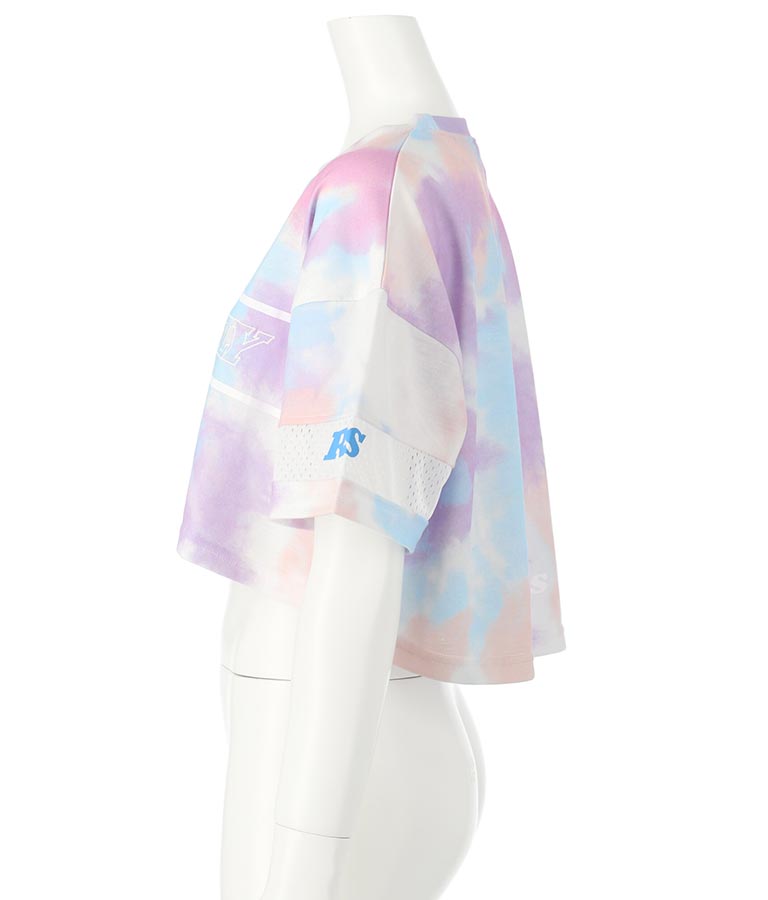 ANAPR+S【リラスポ】ショート丈 袖メッシュ Tシャツ(吸水速乾加工) 913-7441