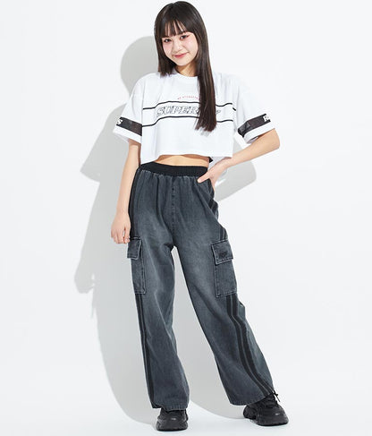 ANAPR+S【リラスポ】ショート丈 袖メッシュ Tシャツ(吸水速乾加工) 913-7441