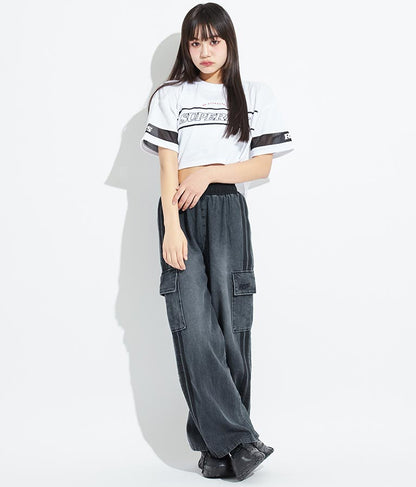 ANAPR+S【リラスポ】ショート丈 袖メッシュ Tシャツ(吸水速乾加工) 913-7441