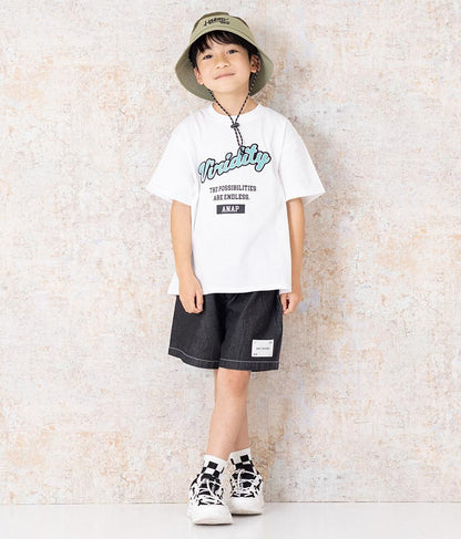 刺繍 ワッペン ビッグ Tシャツ 423-3255