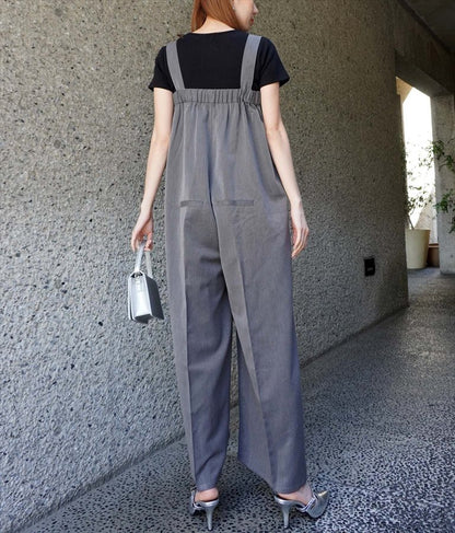 ベルト デザイン ワイド サロペット 797-9147