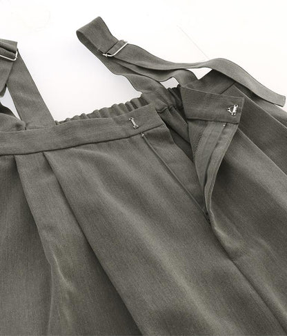 ベルト デザイン ワイド サロペット 797-9147