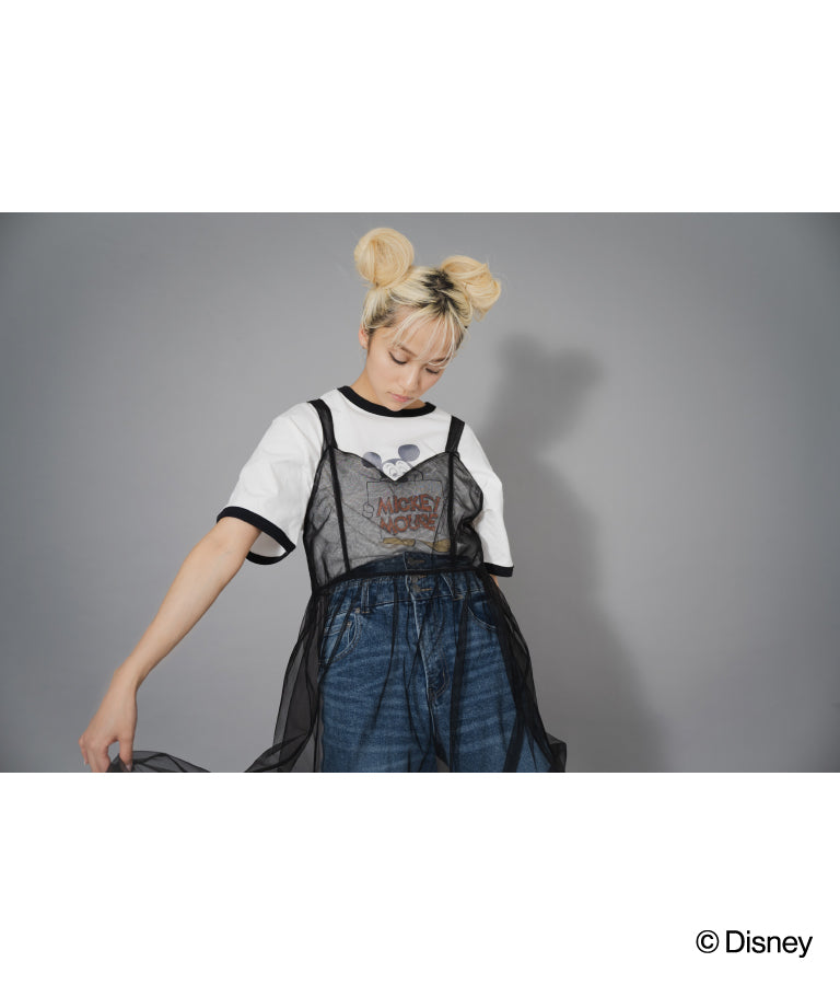 【ミッキーマウス】 ANAP リンガー Tシャツ 793-9166