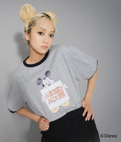 【ミッキーマウス】 ANAP リンガー Tシャツ 793-9166