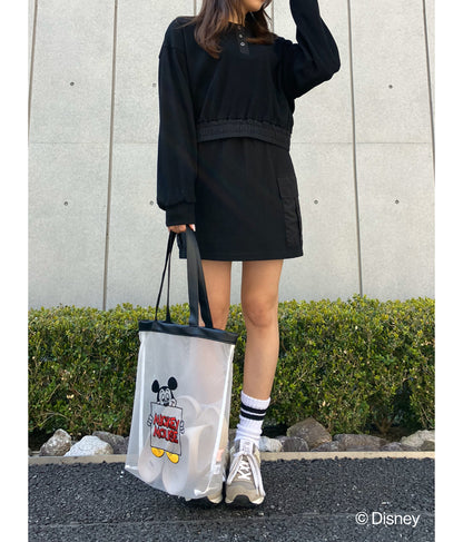 【ミッキーマウス】 ANAP メッシュ トート バッグ 799-9167