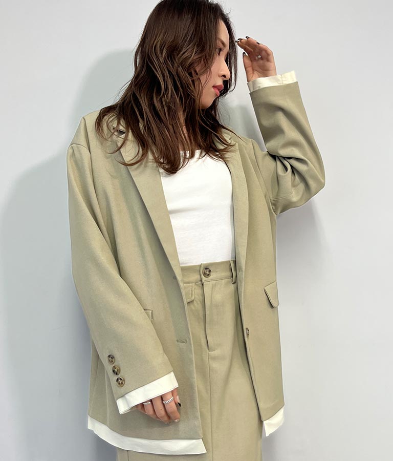 カットオフ テーラード ジャケット【別売りSETUP】 154-5570