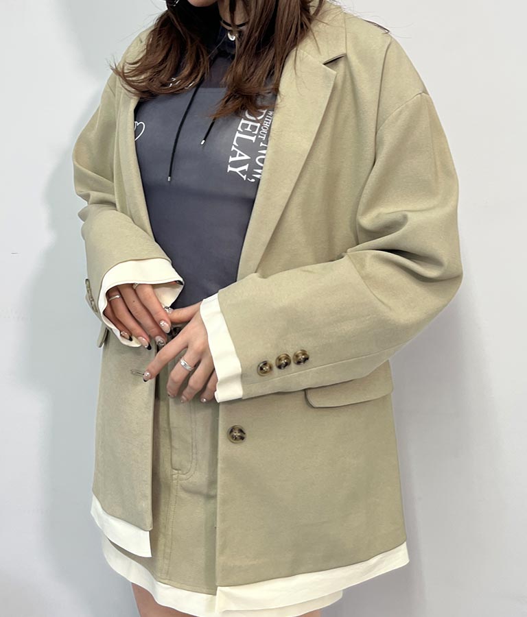 カットオフ テーラード ジャケット【別売りSETUP】 154-5570