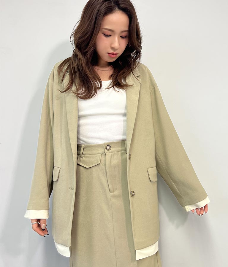 カットオフ テーラード ジャケット【別売りSETUP】 154-5570