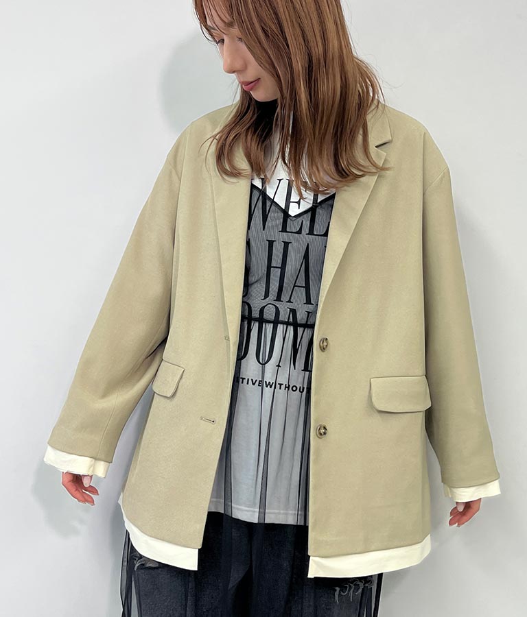 カットオフ テーラード ジャケット【別売りSETUP】 154-5570