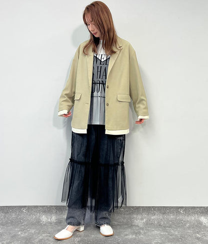 カットオフ テーラード ジャケット【別売りSETUP】 154-5570