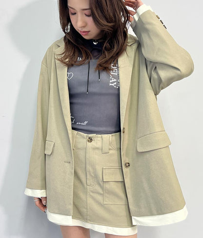 カットオフ テーラード ジャケット【別売りSETUP】 154-5570