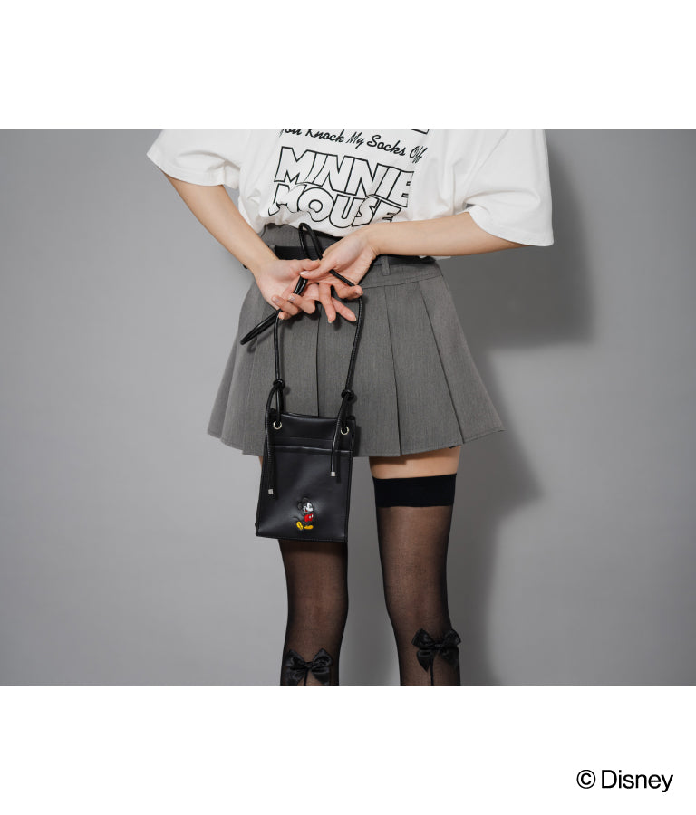 【ミッキーマウス】ANAP フェイクレザー ミニ ショルダー バッグ 799-9168