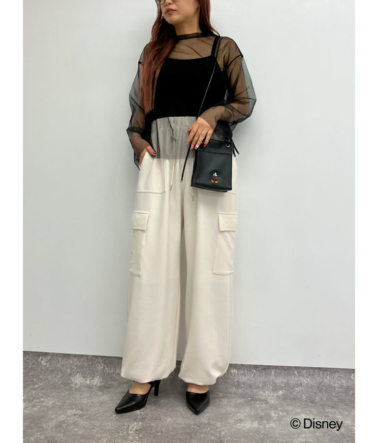 【ミッキーマウス】ANAP フェイクレザー ミニ ショルダー バッグ 799-9168