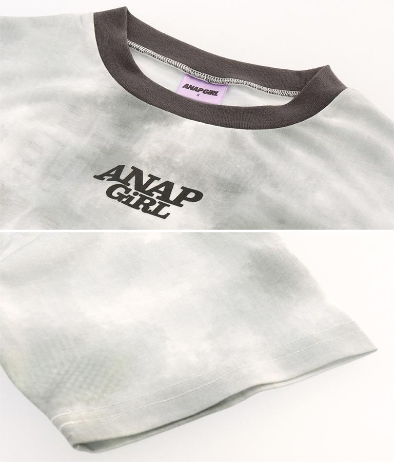 チュール 重ね タイダイ柄 ワンピース 917-7365