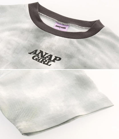 チュール 重ね タイダイ柄 ワンピース 917-7365