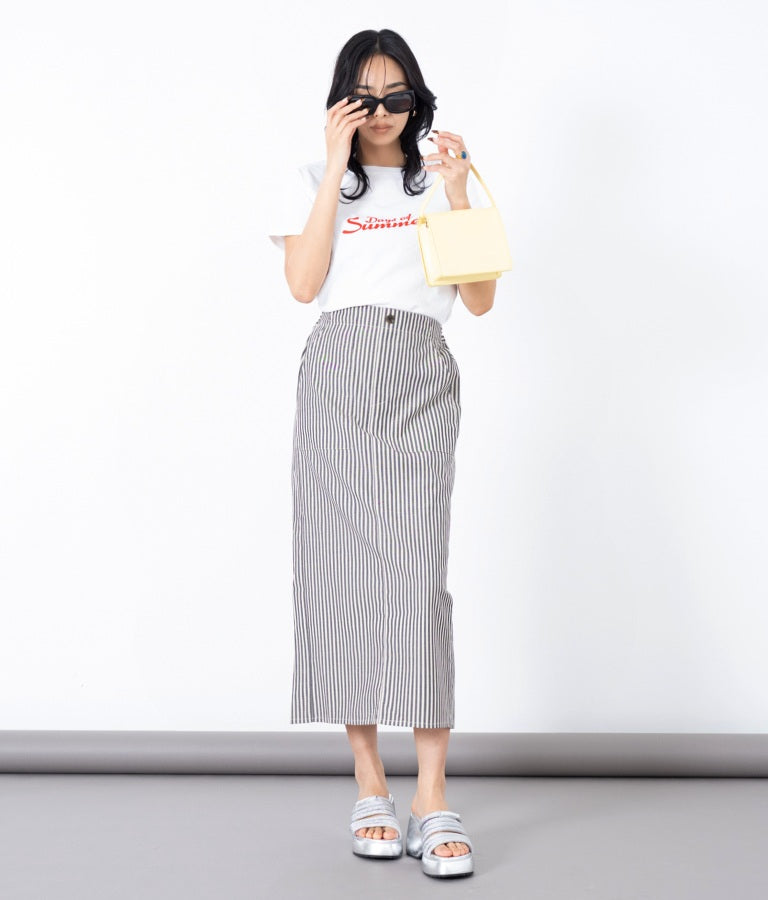 ストライプ スカート 491-2505