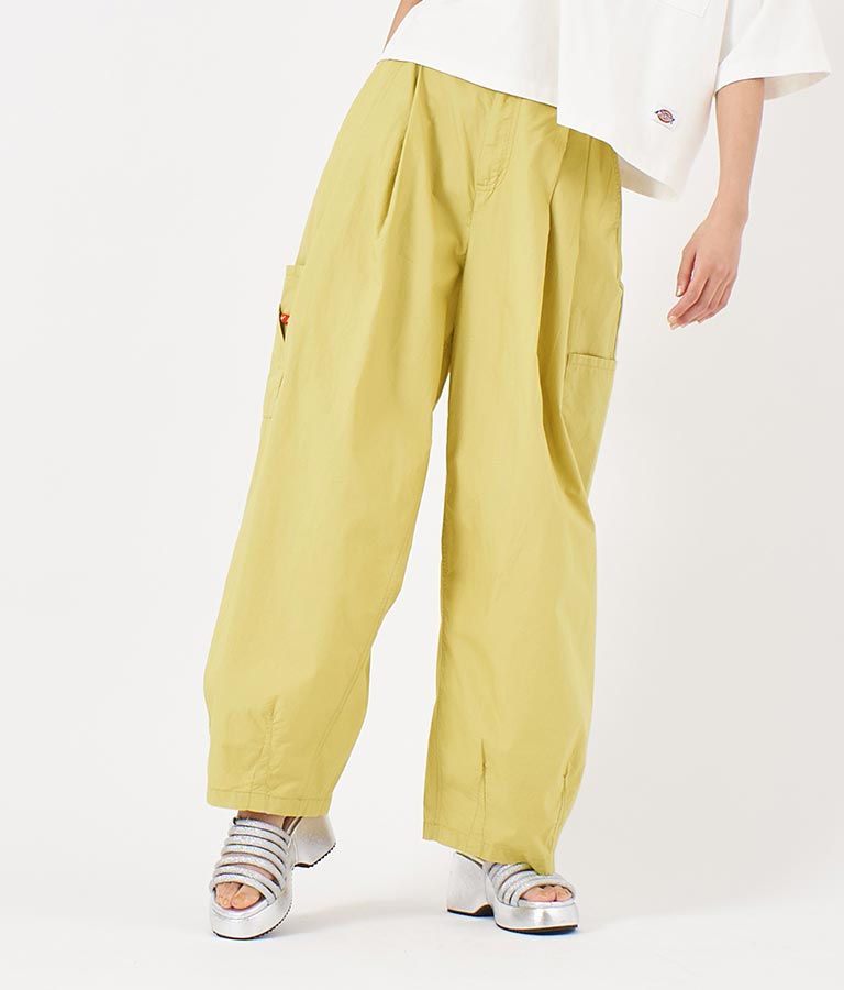 DICKIES コットン ダンプ サイド ポケット バルーン パンツ