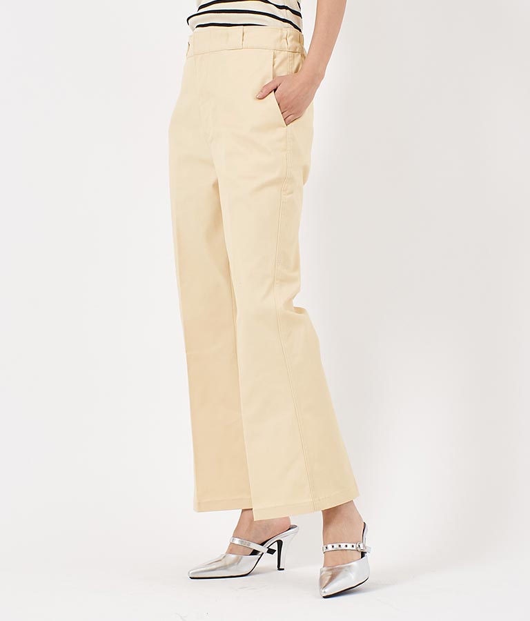 DICKIES ストレッチ ツイル フレア パンツ