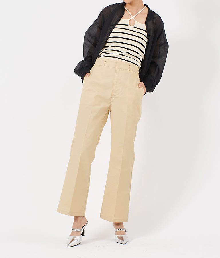 DICKIES ストレッチ ツイル フレア パンツ 792-9089