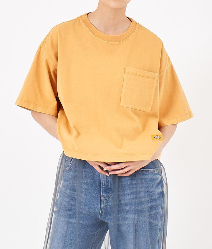 別注 DICKIES ピグメント 染め 片 ポケット Tシャツ