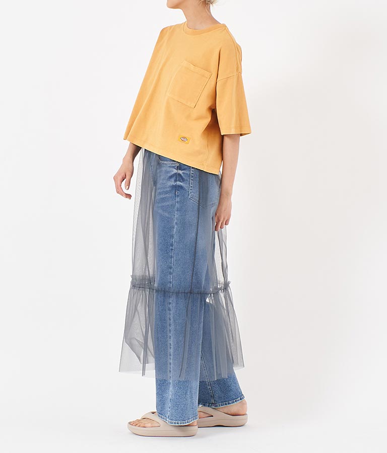 別注 DICKIES ピグメント 染め 片 ポケット Tシャツ 793-9079