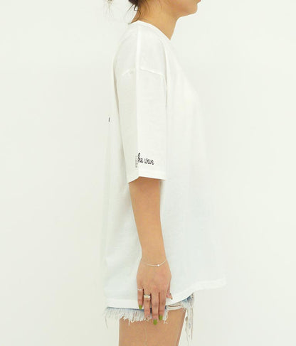 パームツリー チェッカーデザイン ビッグ 半袖 Tシャツ 853-5866