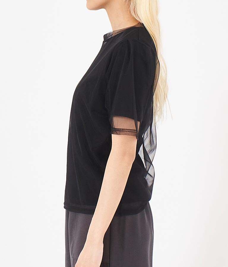 チュール × テレコ リブ Tシャツ セット 793-9170