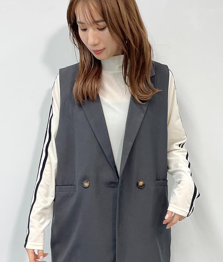 ベロア ライン トップス 793-9130