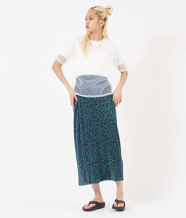 チュール × テレコ リブ Tシャツ セット 793-9170