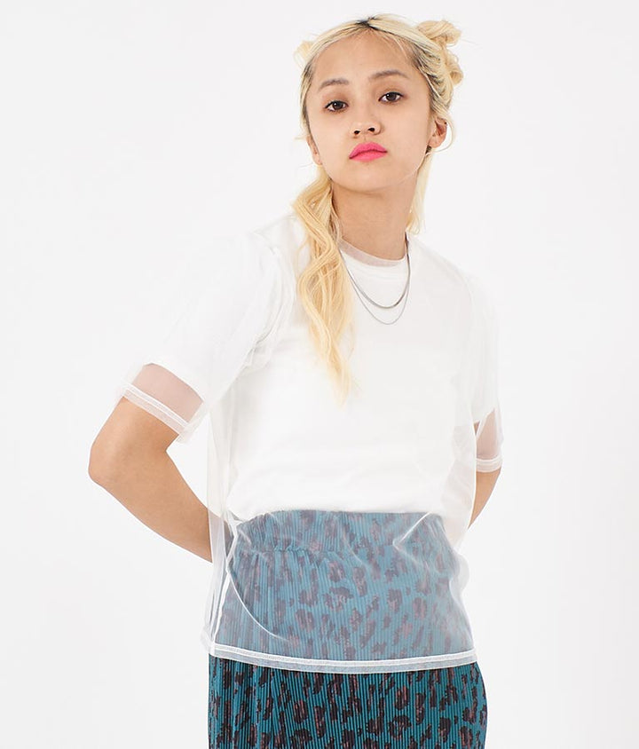 チュール × テレコ リブ Tシャツ セット 793-9170