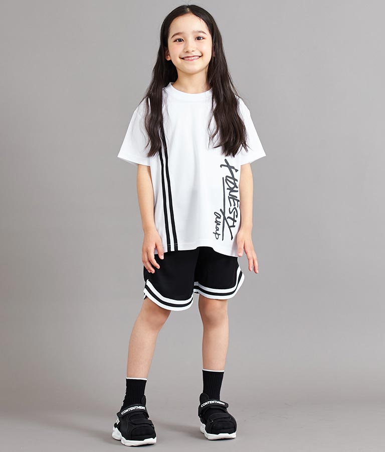 速乾 スポーティ ライン ハーフ パンツ 422-3272