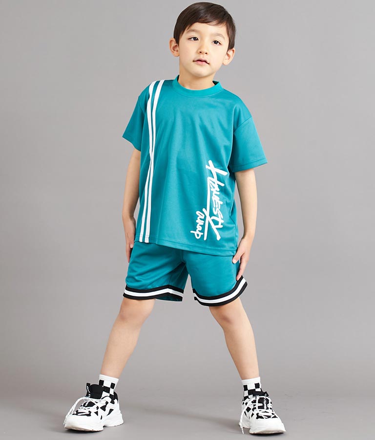 速乾 スポーティ ライン ハーフ パンツ 422-3272