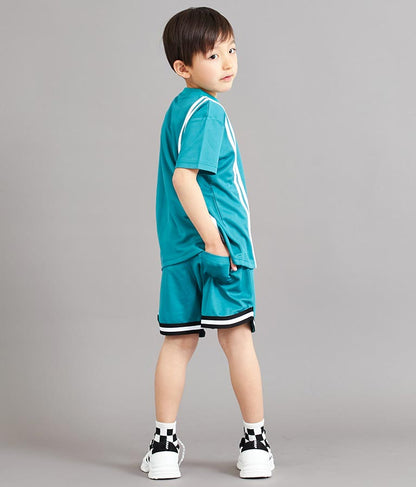 速乾 スポーティ ライン ハーフ パンツ 422-3272