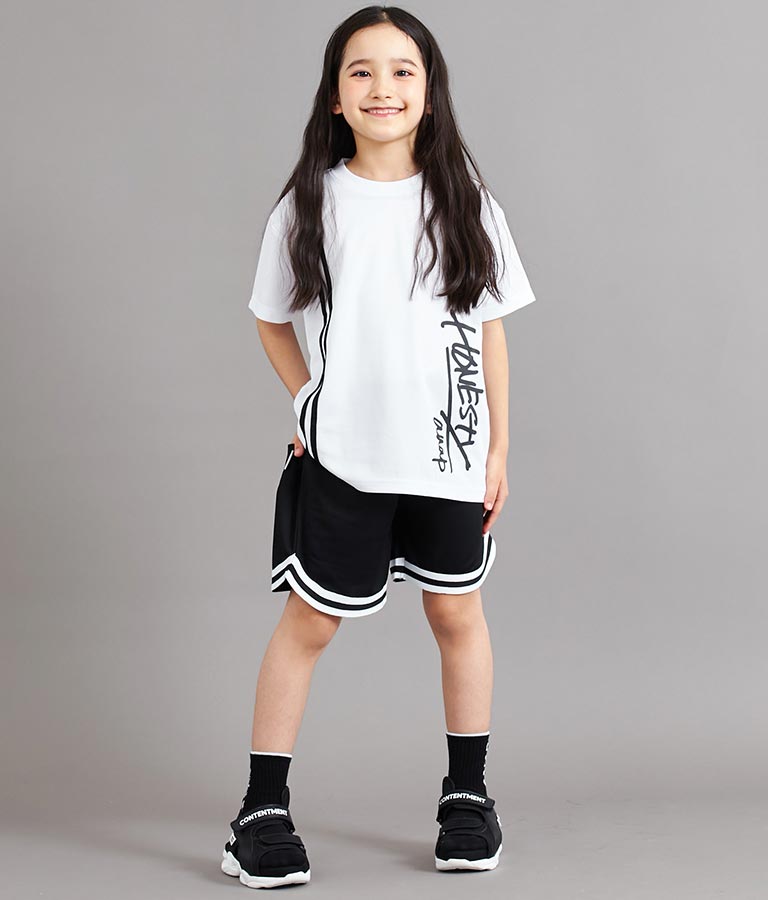 速乾 スポーティ ライン ハーフ パンツ 422-3272