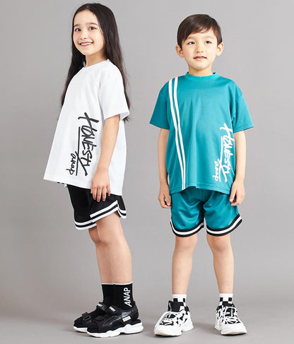 速乾 スポーティ ライン ハーフ パンツ 422-3272