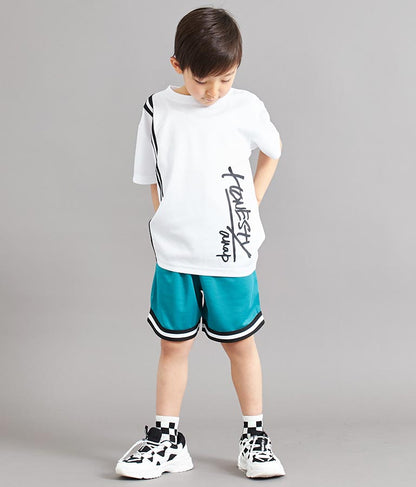 速乾 スポーティ ライン ハーフ パンツ 422-3272