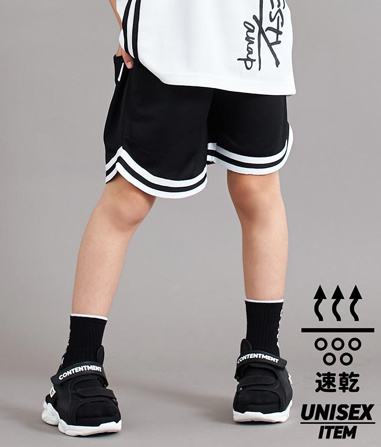 速乾 スポーティ ライン ハーフ パンツ 422-3272