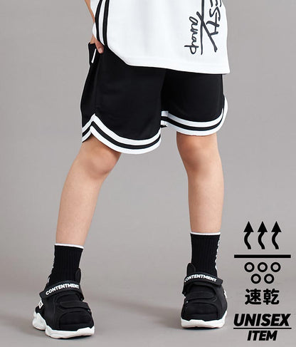 速乾 スポーティ ライン ハーフ パンツ 422-3272